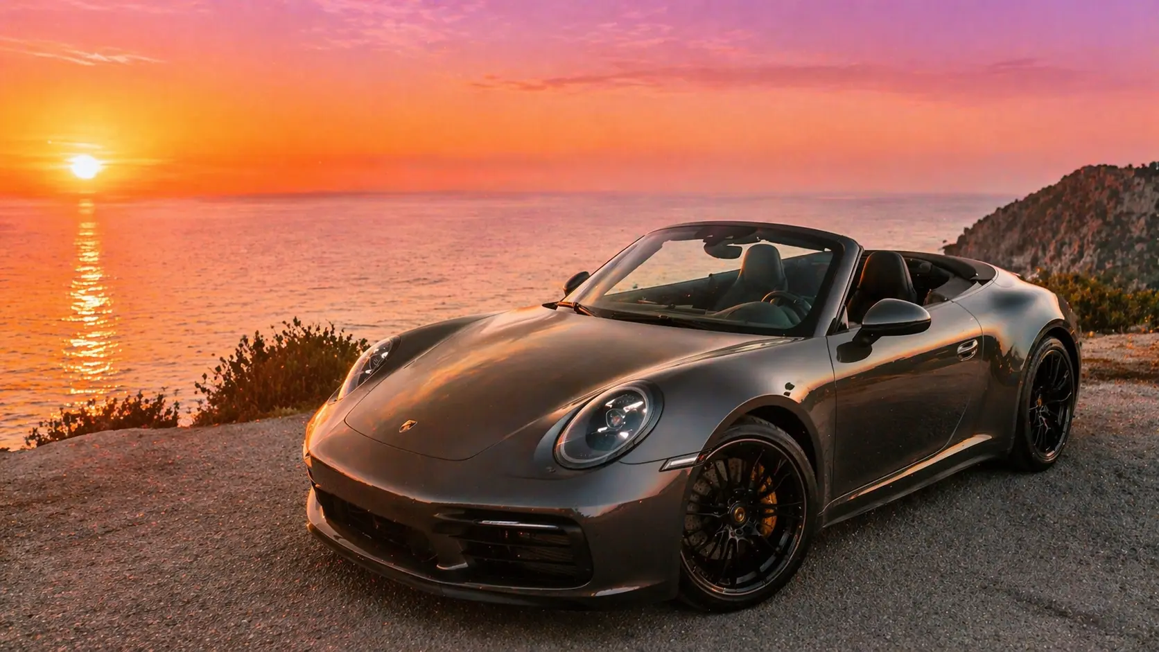 Porsche alquiler Mallorca - Porsche 911 Carrera Cabrio 385cv