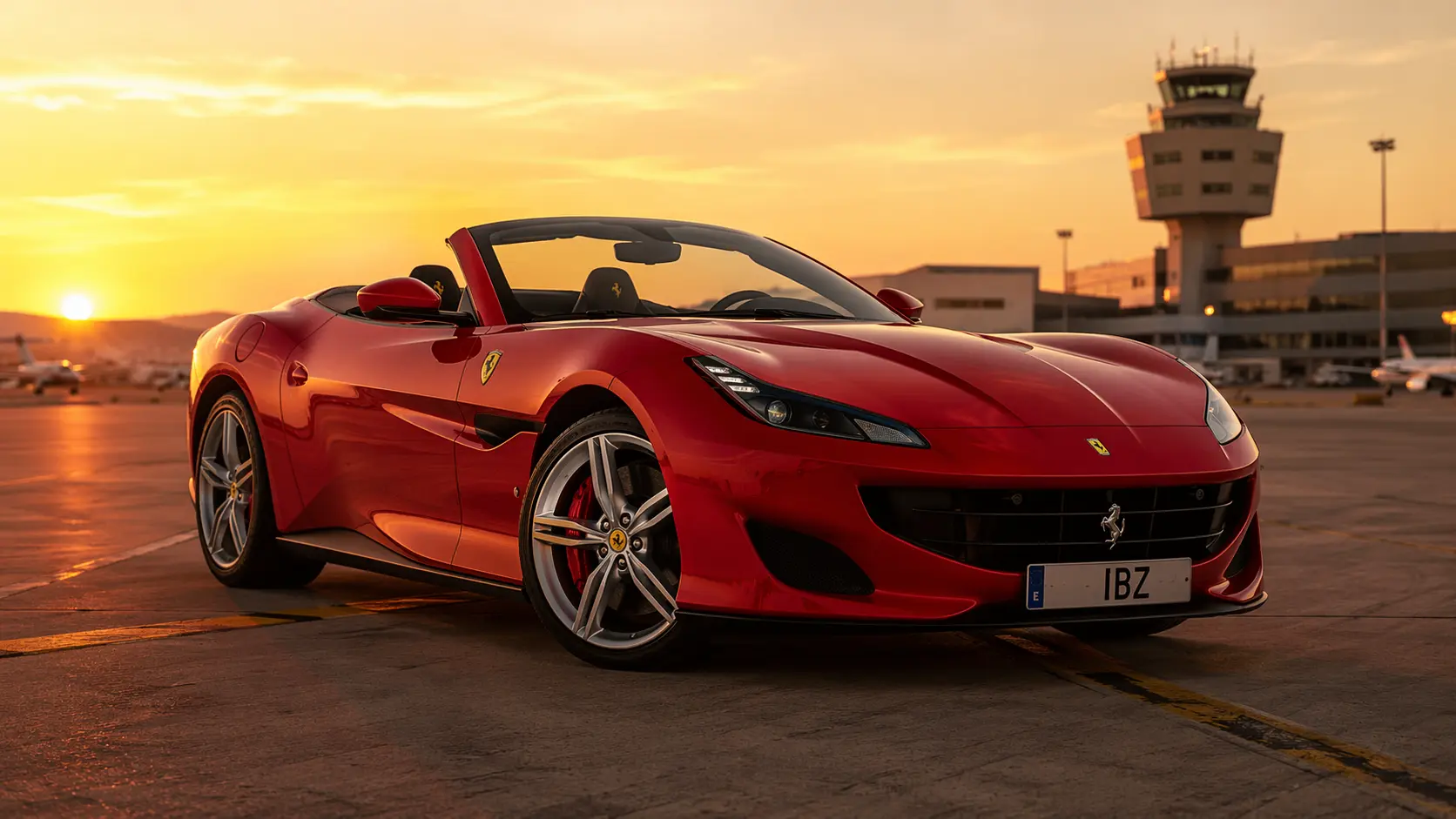 Entrega de coches de lujo Mallorca Aeropuerto PMI - Ferrari, Porsche, Lamborghini