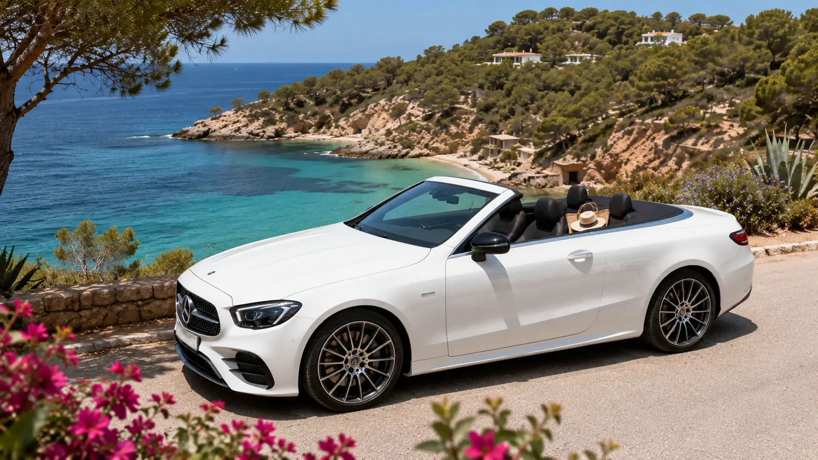 Mercedes E-Class Cabrio rental Mallorca