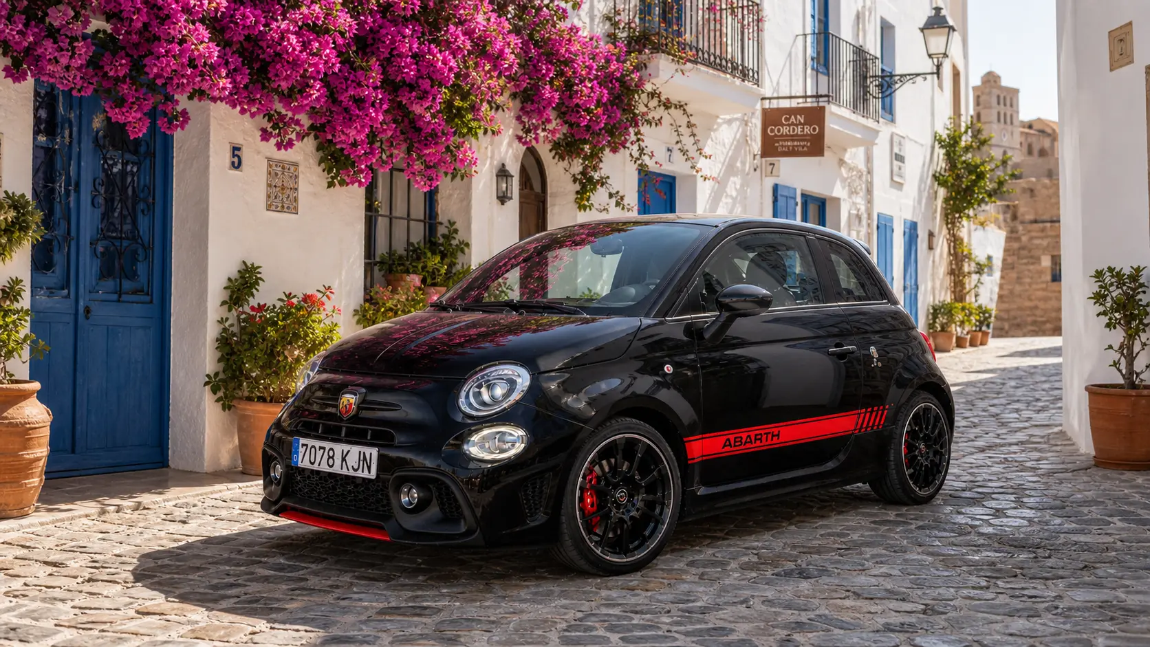 Fiat 595C Abarth rental Mallorca